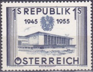 AUSTRIA - znaczek czysty ** z 1955 roku. Z 53.