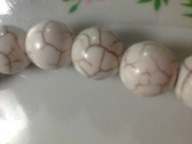 H5- TURKUS BIAŁY - kula - 18mm - 6sztuk