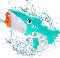 Pistolet na wodę zabawka wodna dla dzieci automatyczny 600ml Niebieski