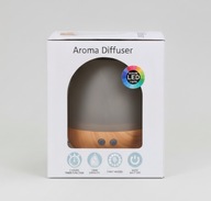 Dyfuzor Zapachowy 130ml SZKŁO LED AROMATERAPIA USB-C SZARY HIT PREZENT