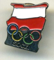 Odznaka oficjalna. Polski Komitet Olimpijski SOCZI 2014 (2)