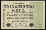 BNN - NIEMCY 1000000 Marek 1923 SO # P102c # znak wodny G # 1 Milion # XF-