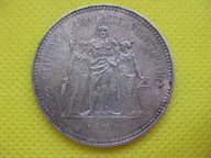 50 franków - 1979 - Herkules - srebro - Gratis dostawa