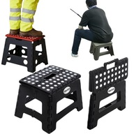 STOŁEK TABORET SKŁADANY WYTRZYMAŁY 22CM 150KG ANTYPOŚLIZGOWY PODEST KRZESŁO