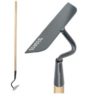 MOTYKA METALOWA DO OGRODU HACZKA GRACA OGRODOWA TRAPEZOWA Z TRZONEM 120 CM