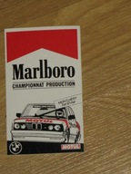 MARLBORO CHAMPIONNAT PRODUCTION BMW MOTUL oryginalna naklejka z PRL