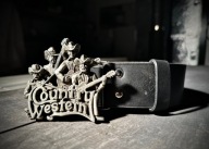 Klamra kolekcjonerska ze skórzanym paskiem