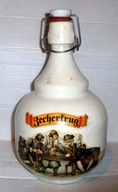 ZECHERFRUG - stara używana butelka z porcelanką 2 l.