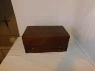 STARA DREWNIANA SZAFKA NA BIŻUTERIĘ