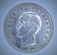 Niemcy, Bawaria, Otto I, 2 marki 1903. Ag 9