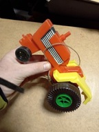 Stara Zabawka Żołnierzyk PRL Plastikowy Traktor