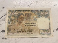 Madagaskar - 1000 franków - 1952 - bardzo rzadki