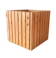 Donica ogrodowa kwadratowa z wkładem plastikowym 1x18l taras balkon ogród