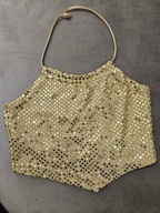 CO Junior Bluzka cekinowa top cekiny zdobiona r 7-10 lat