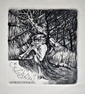 *KP* Feilhauer Henryk - Ex libris dr Anna Lerperger, C2