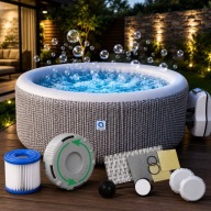 JACUZZI SPA OGRODOWE 6 OSÓB LED HYDROMASAŻ 140 DYSZ 40°C AVENLI