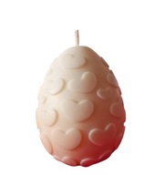 Świeczki sojowe z sercem naturalna świeczka z serduszkami prezent dla Babci