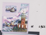 LATARNIE MORSKIE ,PTAKI,GĘSI,NIGER Mi:BLOK** L362