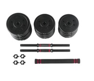 HANTLE BITUMICZNE REGULOWANE 2X10KG ZESTAW ZE SZTANGĄ 20KG 2W1