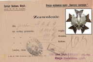 DOKUMENT ZEZWOLENIE PRALNIA MOAO 1920 DOG LWÓW DWORZEC KUK AUSTRO-WĘGRY