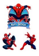 WYDRUK CUKROWY NA TORT JADALNY SPIDERMAN MASA CUKROWA SPIDER-MAN PAJĄK