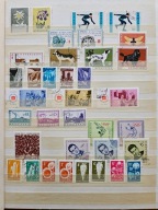 Klaser ze Znaczkami Bułgaria Dania Francja Finlandia Grecja Mix Europa