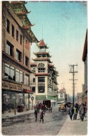 USA - Chinatown - San Francisco - 1915 r stempel !