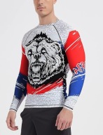 Męska Koszulka Kompresyjna - Długi Rękaw - LAFROI - Siłownia, Crossfit - MD