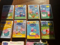 ŚWINKA PEPPA - zestaw 8 DVD + książeczki