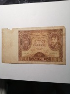 Polski Banknot o nominale 100 zł (przedwojenny)