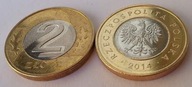 2014 r 2 zł złote MW * MENNICZE