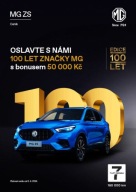 MG Motor MG ZS 100 lat MG prospekt model 2024