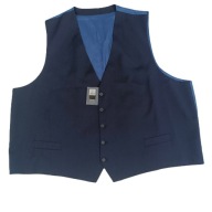 KAMIZELKA MĘSKA ELEGANCKA GARNITUROWA GRANATOWA ROZM.7XL.__DRESSMANN