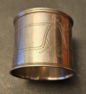 serwetnik - pierścień, srebrny, rosyjski, 1881 r.