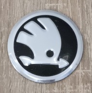 NAKLEJKA LOGO EMBLEMAT ZNACZEK ZAŚLEPKA SAMOPRZYLEPNA SKODA 56mm 1 SZT