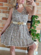 C&A Clockhouse sukienka romantyczna letnia kwiaty koronka r 40