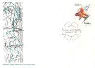 ZIMOWA UNIWERSJADA ZAKOPANE 1993 - koperta FDC -1993 rok -Fi 3283