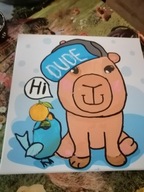 Obraz malowany przez syna