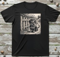 Jamnik na wsi Koszulka z jamnikiem koszulka T-shirt