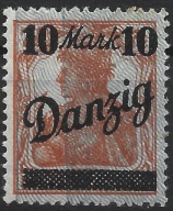 WM Gdańsk Fi.31 I ** Pp-JAK POWSTAWAŁ PODDRUK PODWÓJNY -GWAR.-UNIKAT-1200zł