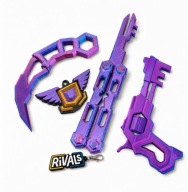 Zestaw Rivals Roblox Keyrambit Keylisong Odznaka Nemesis 5x broń prezent