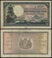 BNA - AFRYKA POŁUDNIOWA 1 Funt 1936 A/51 # P84c # SOUTH AFRICA # RPA # VF-