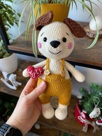 Szydełkowa maskotka piesek