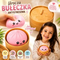 Squishy gniotek Dumpling Pierożek pieróg 10 cm duży pieróg mystery ściskacz