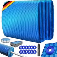 Mata solarna Folia bąbelkowa 457x457cm odporna na chlor UV wytrzymała y14