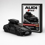 Audi RS6 – Samochód z Klocków 351 el. | Sportowy Model | Idealny na Prezent