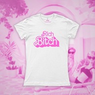 T-shirt/ bluzka/ koszulka RICH BITCH barbie barbi