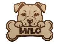 Personalizowana Tabliczka na budę dla psa Grawer