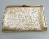 STARA ZŁOTA TOREBKA DO RĘKI