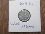 10 groszy 1949 bz.